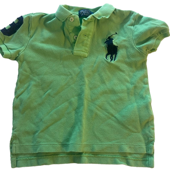 Polo Ralph Lauren Big Pony Cotton Mesh Polo Shirt 3T - Picture 2 of 7